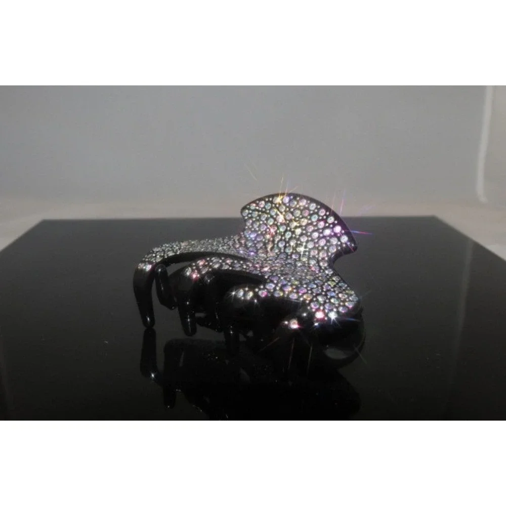 New Gorgeous‎ embroidered Hair Clip Claw w Shinny Crystals Hair Accessories